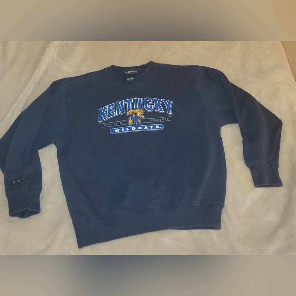 Vintage Jansport University of Kentucky Wildcats Sweatshirt pullover navy